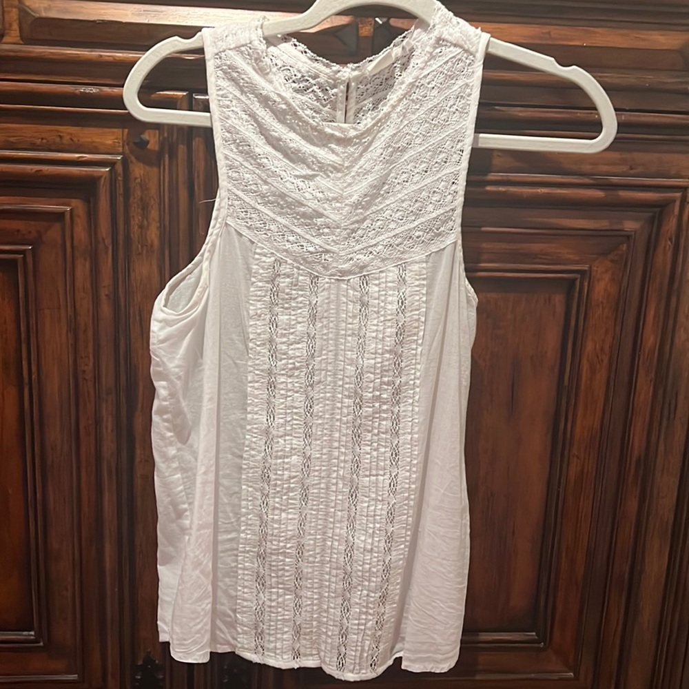 Ethereal white lace top